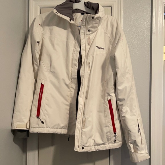 Columbia white cold weather snow jacket - Picture 1 of 6